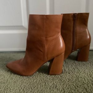 Faux leather high heel booties | Size 8 | Aldo